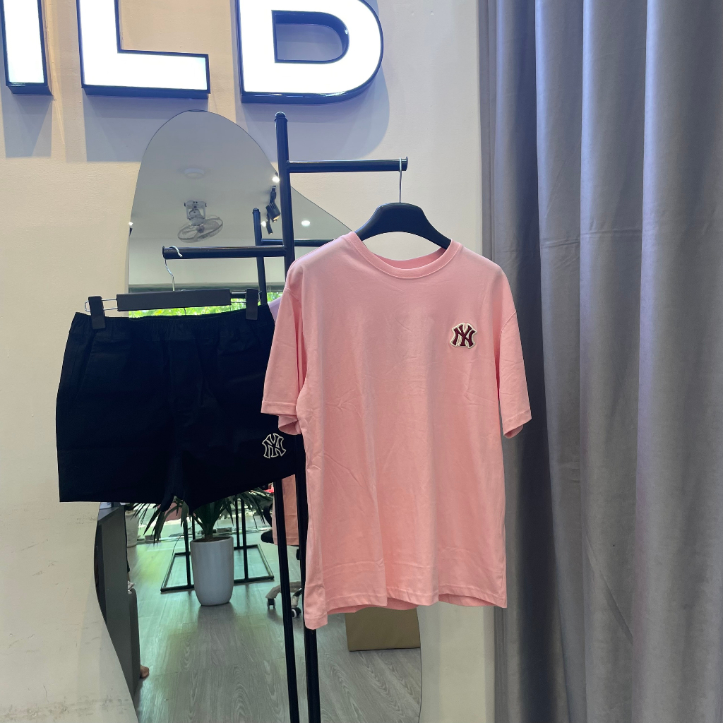 Áo phông nam nữ MLB Back Logo nhiều màu 100% cotton hàng xuất dư cao cấp phong cách Hàn Quốc