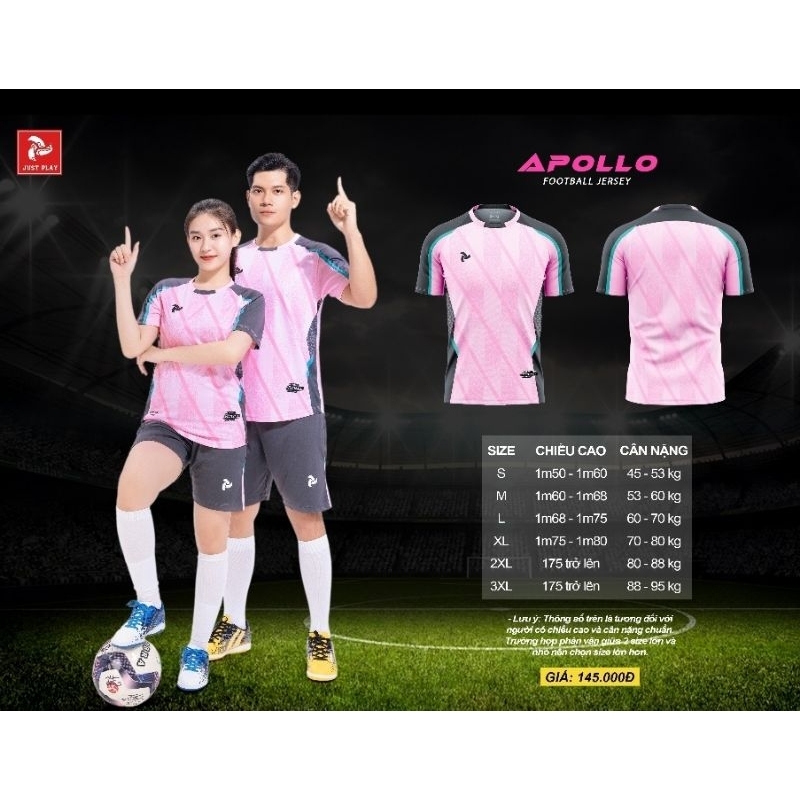 BỘ QUẦN ÁO BÓNG ĐÁ JUST PLAY APOLLO