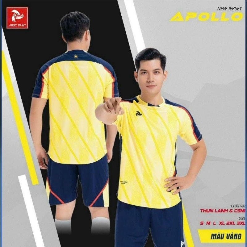BỘ QUẦN ÁO BÓNG ĐÁ JUST PLAY APOLLO