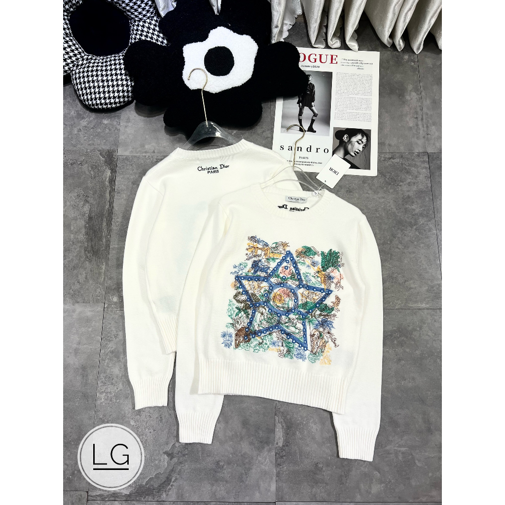 Áo len DI Or thêu QCCC