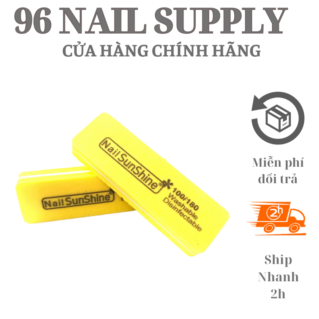 Phào Vuông SunShine 100/180 - Phào 2 Mặt Chà Móng - Bufer Chà Móng Nhám Mịn