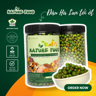 [HỘP 450GR] ĐẬU HÀ LAN RANG TỎI ỚT NATURE FOOD
