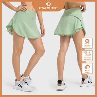 Chân váy tennis kèm quần có túi phụ 2023 flutter hem lulu dk195