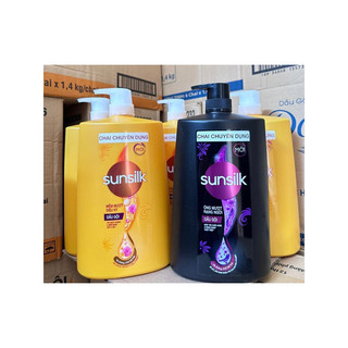 Dầu gội sunsilk 1,4kg vàng và đen