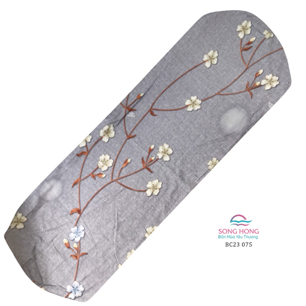 Vỏ gối ôm 38x100 cotton  Sông Hồng