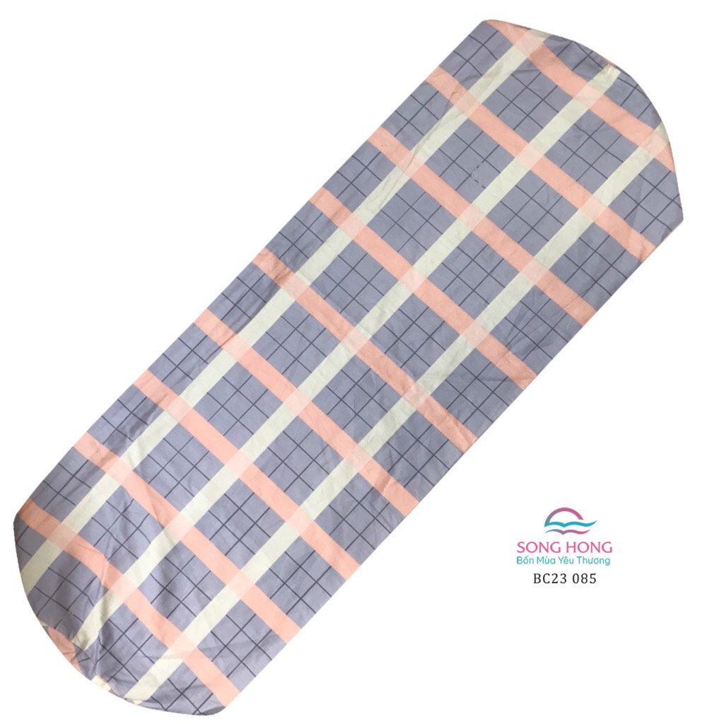 Vỏ gối ôm 38x100 cotton  Sông Hồng