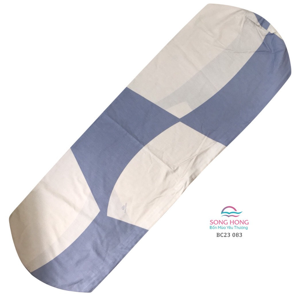 Vỏ gối ôm 38x100 cotton  Sông Hồng