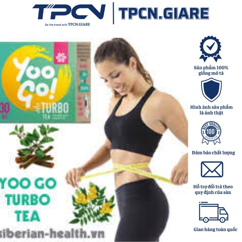 Trà Giảm Cân Thảo Mộc Thải Độc Yoo Go Turbo Tea Siberian.xuất xứ Nga,