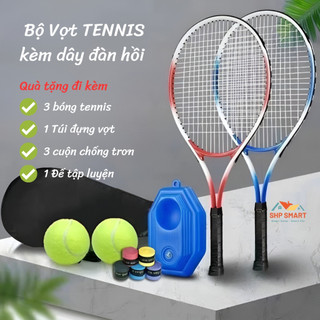 Bộ Vợt Tennis kèm dây đàn hồi- Gần Gũi Thể Thao, Sức Khỏe Cho Mọi Lứa Tuổi - Tặng kèm bộ 4 quà tặng cao cấp