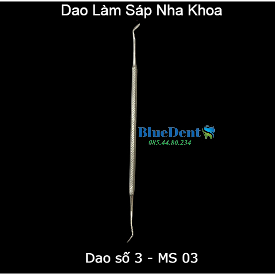 Dao Làm Sáp Số 3, Dao Tỉa Sáp Nha Khoa Thép Không Gỉ