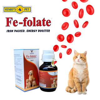 FE-FOLATE Bổ sung sắt cho chó, mèo dạng siro 100,200ml