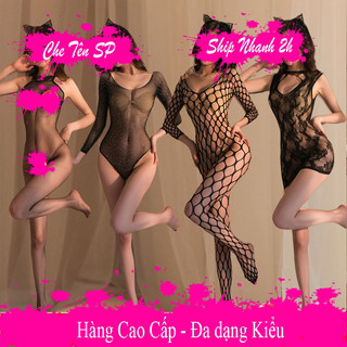 Bộ bodysuit lưới liền thân . giao hoả tốc hcm. đồ ngủ cosplay sexy b87m2345