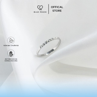 Nhẫn Bạc 925 Blue Peach Y20 Circle NT1111