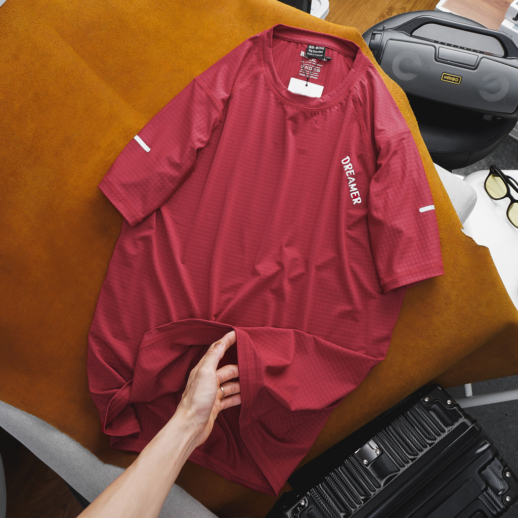 BIGSIZE - Áo thun thể thao BB - Boiz nam chất thun lạnh form bigsize 80kg - 130kg - ô vuông nhí