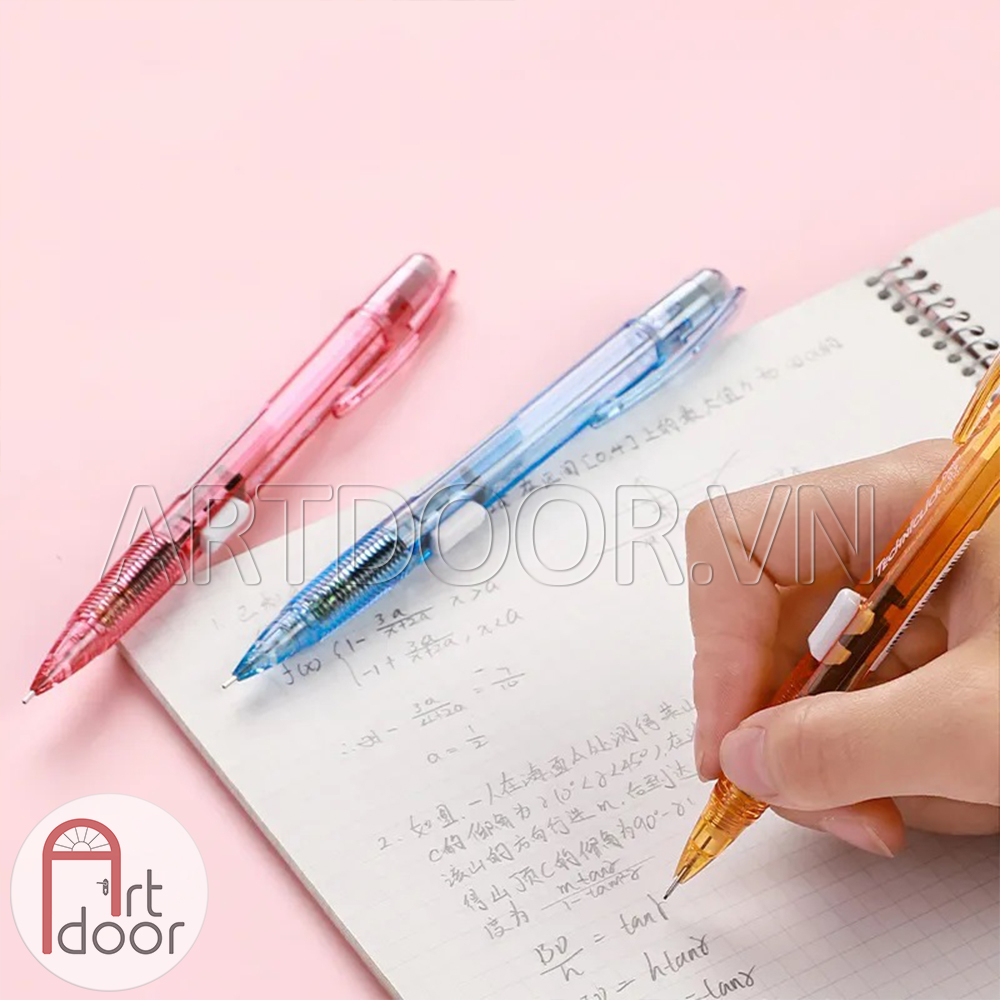 Bút chì bấm PENTEL Techniclick bấm cạnh chính hãng PD105