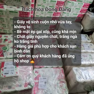 Combo (5 lốc) giấy vệ sinh Hàn Quốc 2 lớp (10 cuộn/ lốc)