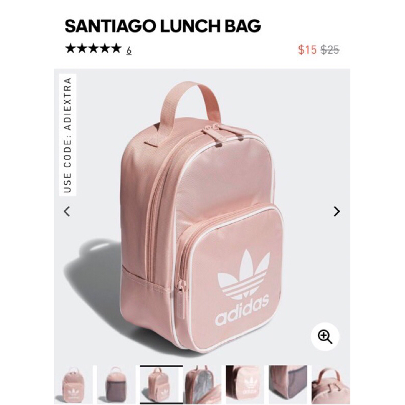 Túi adida.s hồng pinky từ hãng 15x18x30