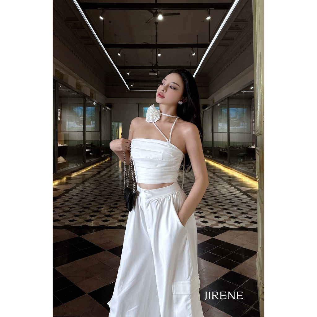 11.11 - 17.11|| BIG SALE UP TO 50% + VC 111K || JIRENE Quần dài LULLABY ống rộng túi hộp năng động trẻ trung