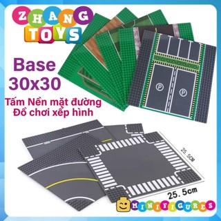 Đồ chơi Xếp hình Tấm nền mặt đường 2 mặt Baseplate Street King No 8810 8813