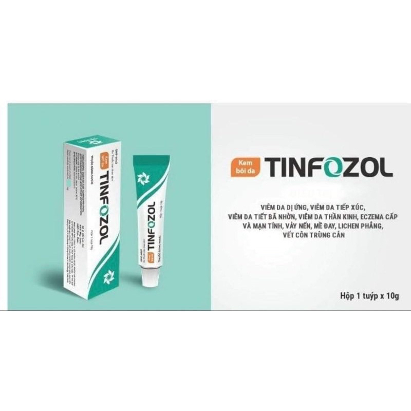 Kem bôi da ngứa, dị ứng Tinfozol