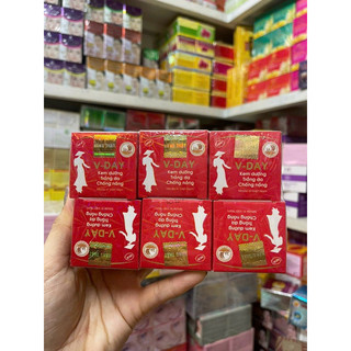 Lốc 6 hủ kem dưỡng da vday đỏ/xanh 10g 16g