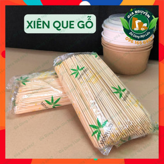 Combo 3 Gói Que Xiên Gỗ Dùng Nướng Thịt, Xúc Xích, Viên Chiên, Handmade,....