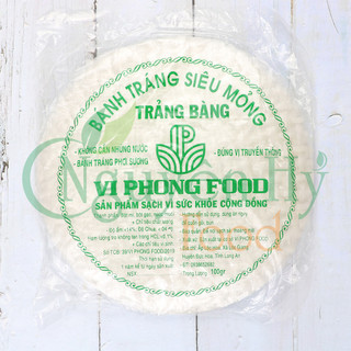 Bánh tráng tròn siêu mỏng trảng bàng vi phong - 100g / 400g