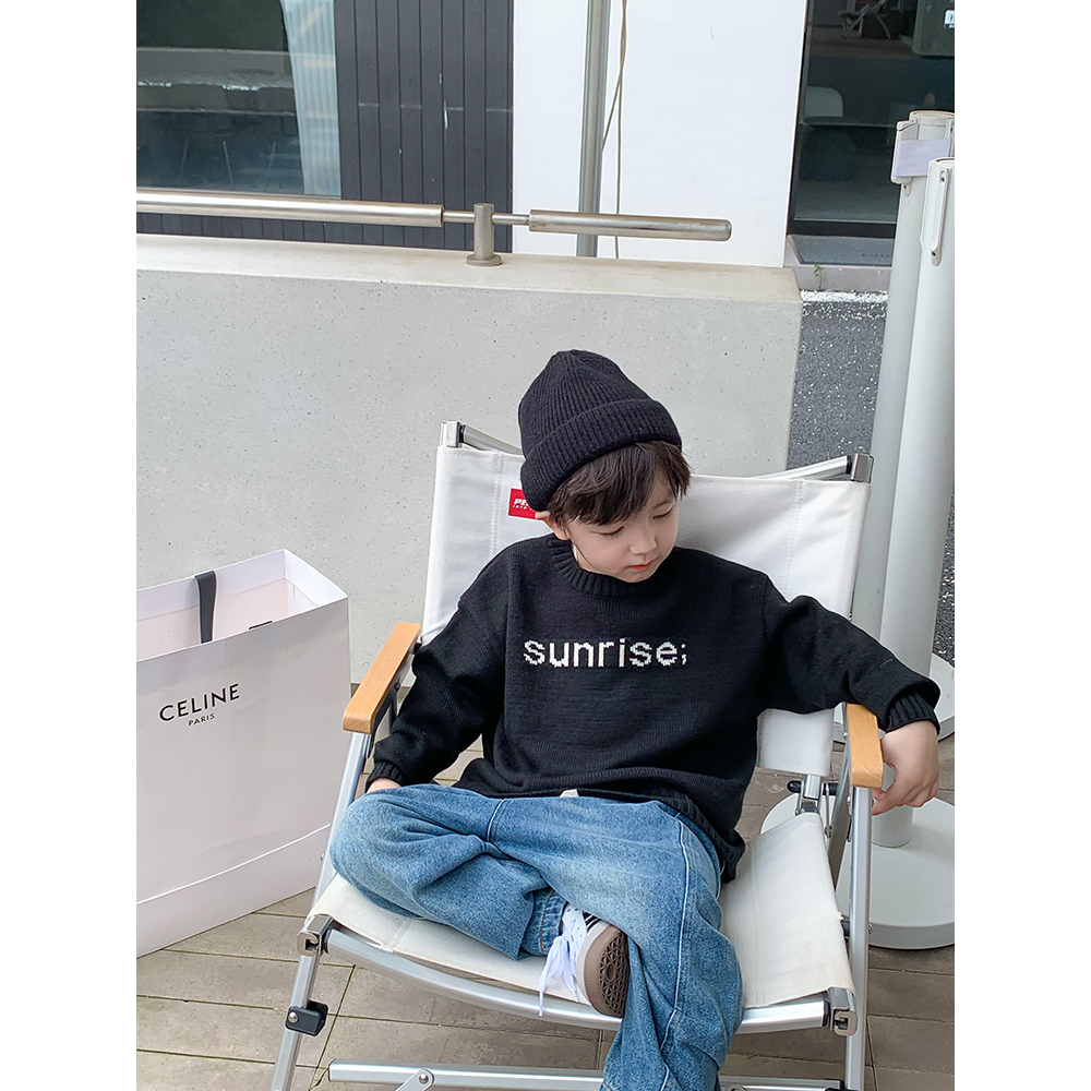 Quần jean baggy cho bé trai bé gái AMBB phong cách Hàn Quốc B78-21398