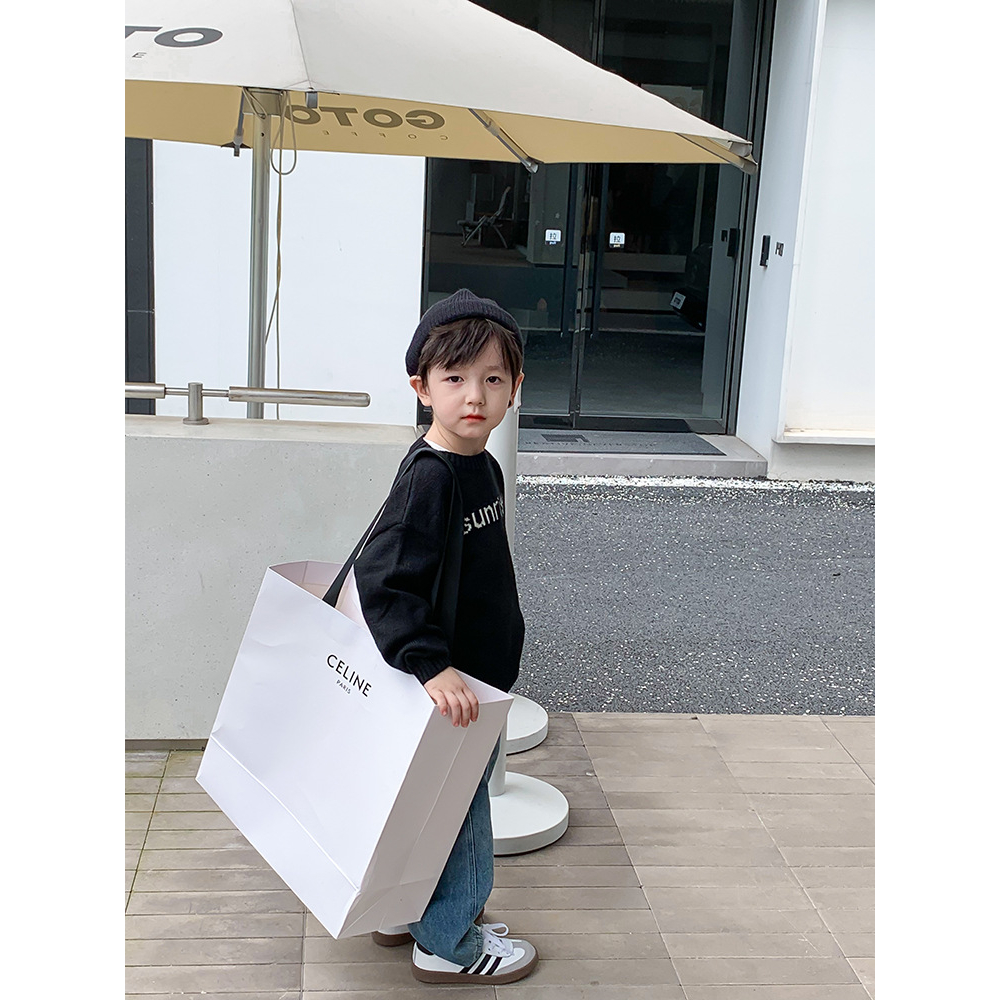 Quần jean baggy cho bé trai bé gái AMBB phong cách Hàn Quốc B78-21398