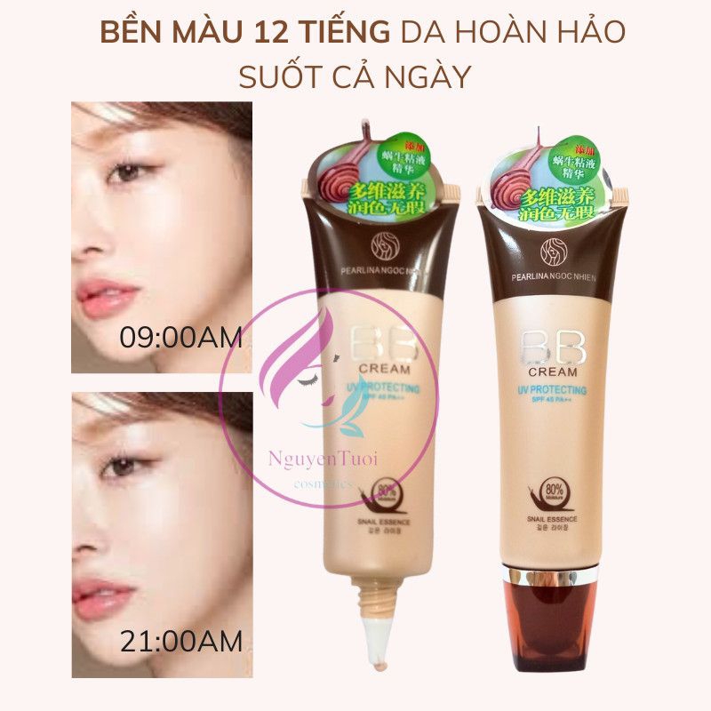 Kem nền đa năng BB Cream UV Protecting SPF 45 PA ++ Snail Essence