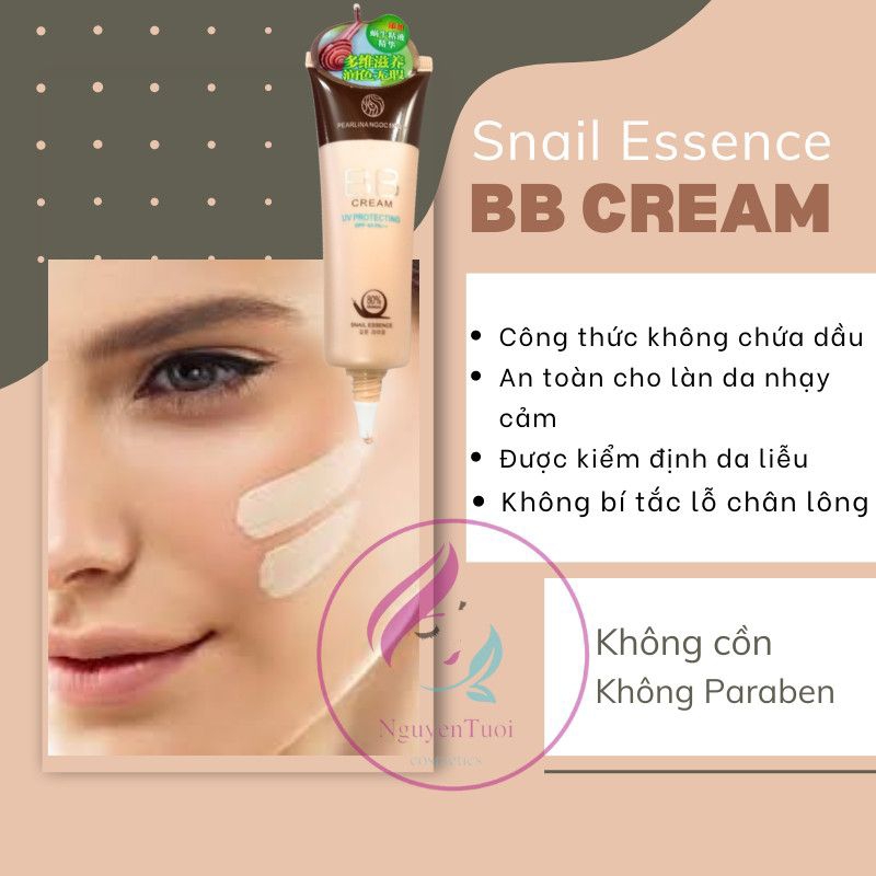 Kem nền đa năng BB Cream UV Protecting SPF 45 PA ++ Snail Essence