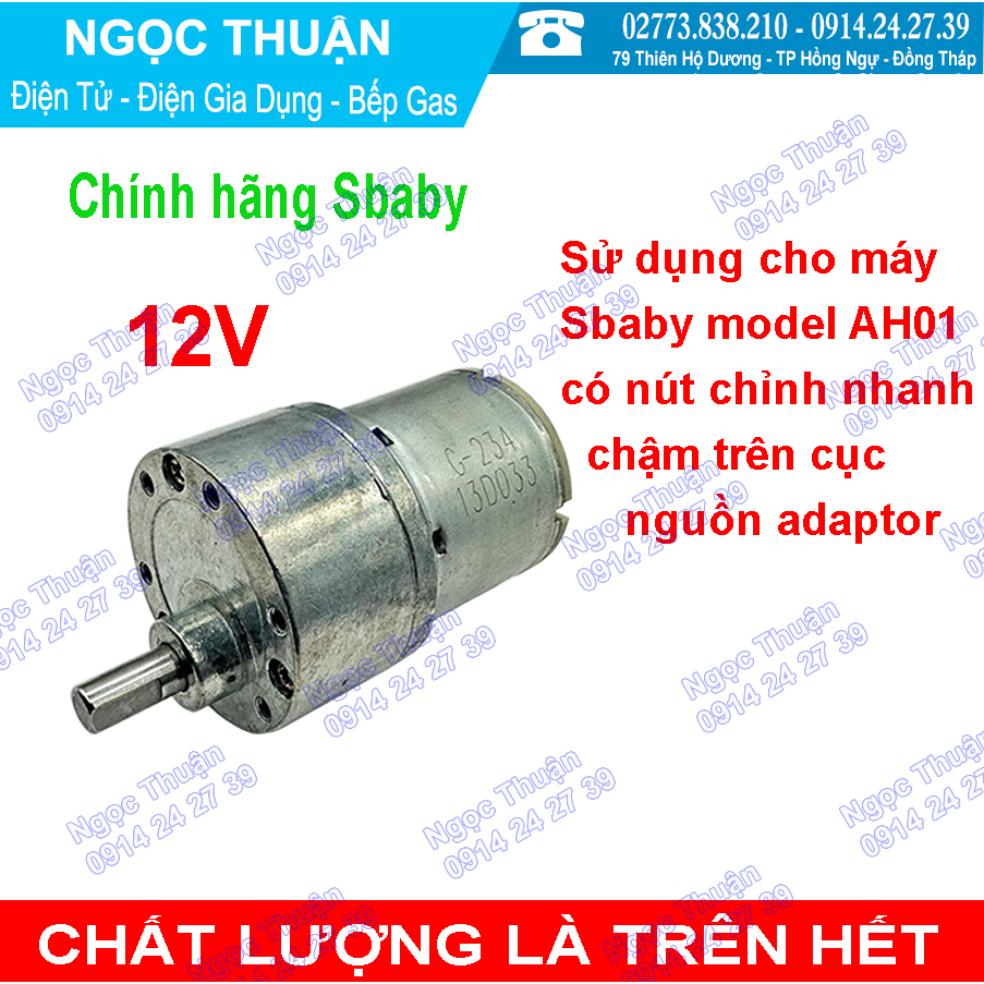 Motor máy đưa võng Sbaby