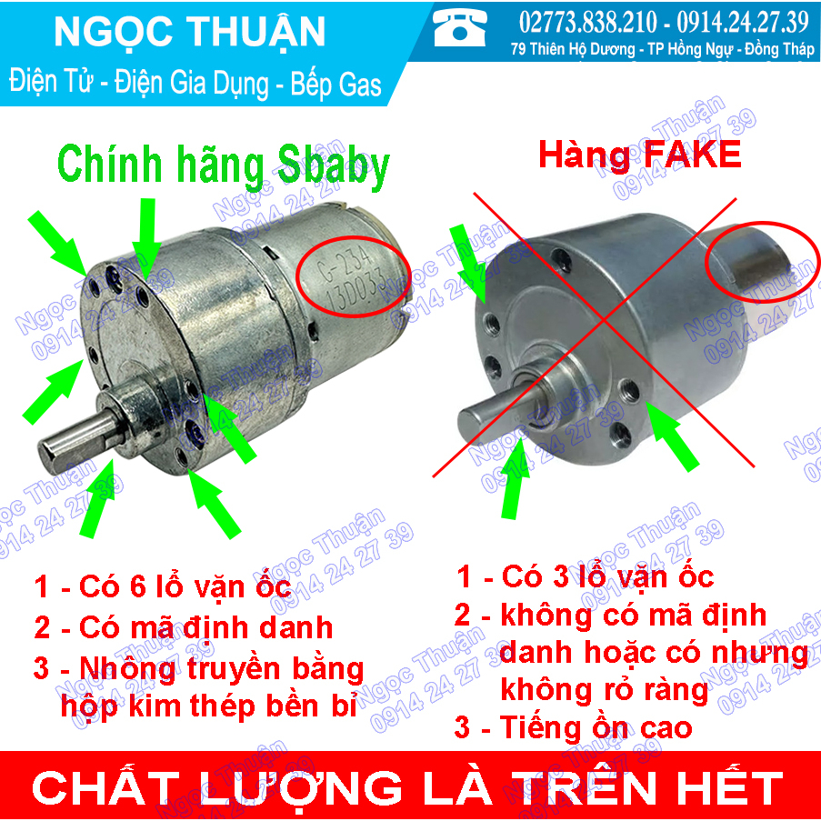 Motor máy đưa võng Sbaby