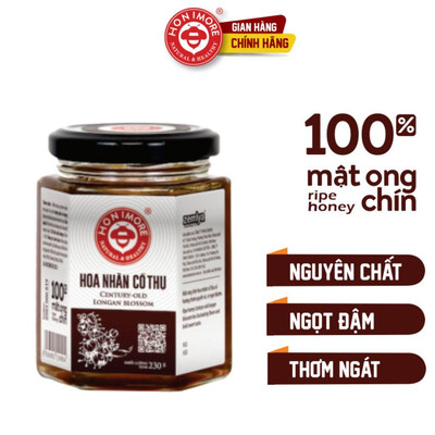 Mật ong chín Honimore Natural & Healthy Hoa Nhãn Cổ Thụ 230g/hũ