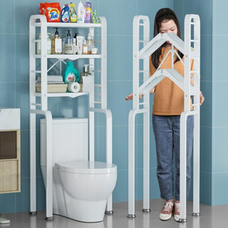 Kệ Nhà Tắm Nhà Vệ Sinh Toilet 3 Tầng Kệ Để Đồ Sau Máy Giặt Gấp Gọn Cao Cấp