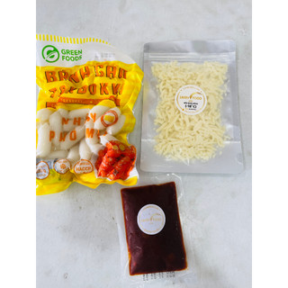 COMBO Tokbokki Nhân Phô Mai và Phô Mai bào Pháp MOZZARELLA đầy đủ