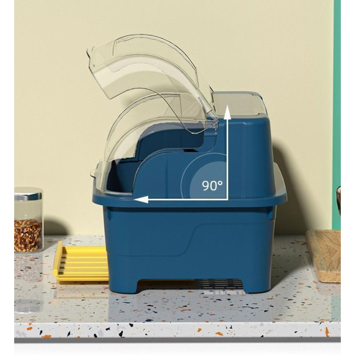 Hộp đựng bát đũa gia đình nhà bếp có nắp đậy Hộp đựng bát đũa cho bé Hộp nhựa đựng bát hộp giá treo bát có thể thoát nướ