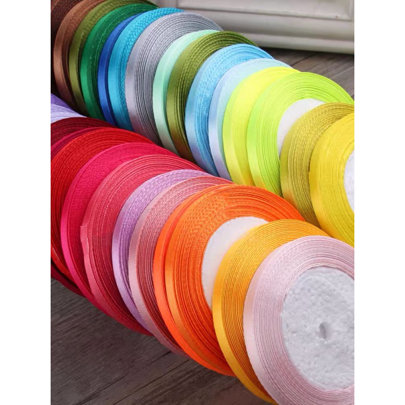 Ruy Băng Lụa Cối, Lụa Thái Trơn Bản 1Cmx22M