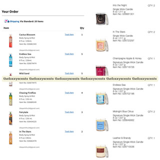 [US ONLY] TRỌN BỘ CHASING FIREFLIES -  Bath&BodyWorks