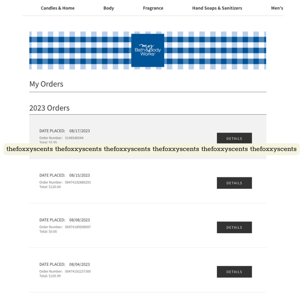 TRỌN BỘ CHASING FIREFLIES -  Bath&BodyWorks