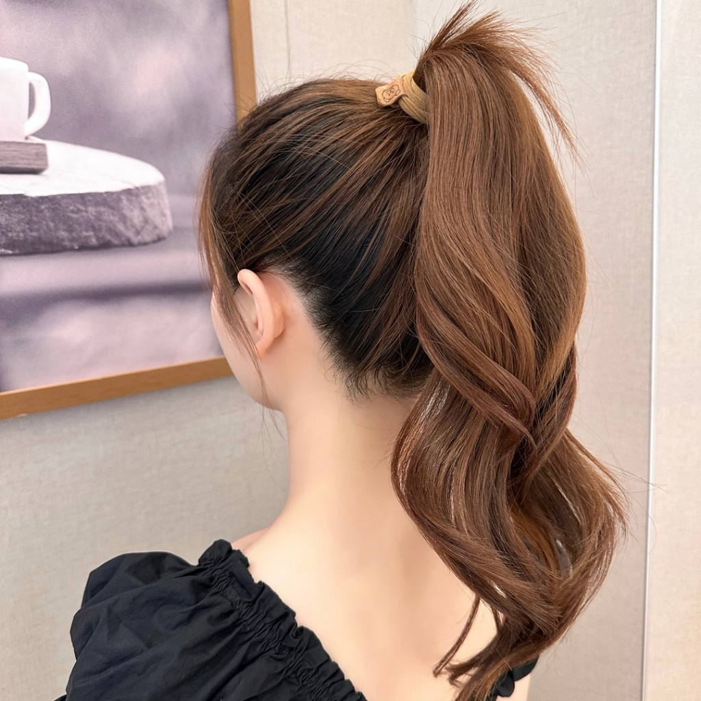 Set 10 Dây Buộc Tóc Gấu Tone Nâu Siêu Hot Mẫu Mới Nhất