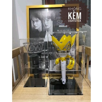 Hộp mica trưng bày - Không kèm Lightstick, không kèm đá màu, có cho mọi loại Lightstick