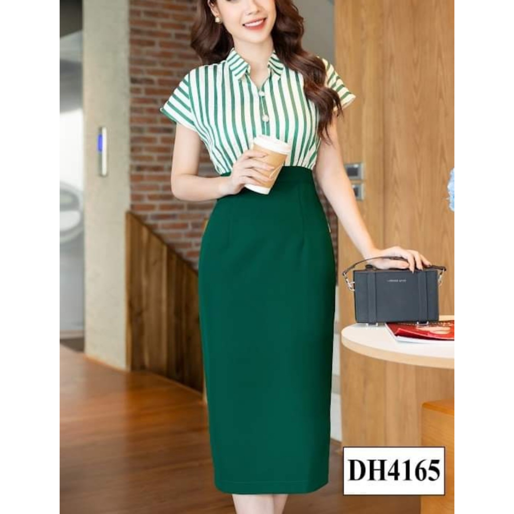 Chân Váy Bút Chì Xẻ Sau 2 lớp lót full màu full size dáng dài 70cm