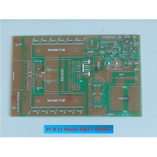 Pcb mạch 12 fet kèm dao động