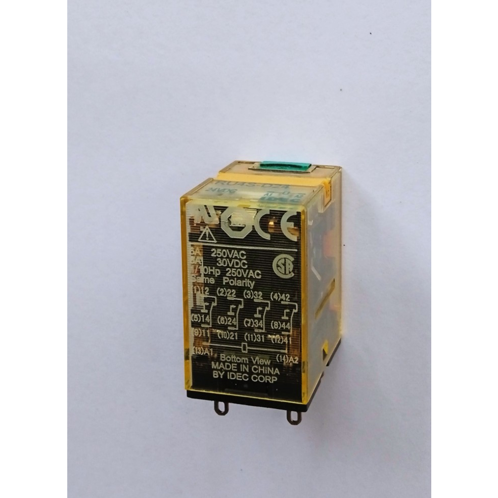 IDEC RU4S-D24, rơ le trung gian idec 14 chân iidec, relay idec RU4S