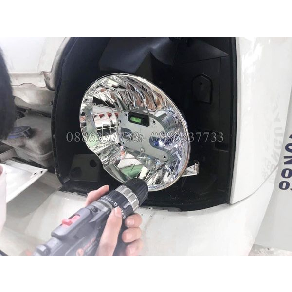 Bộ định vị khoan chóa bắt đèn bi độ xe dành cho ô tô và xe máy