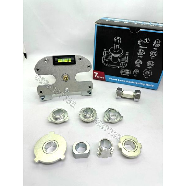 Bộ định vị khoan chóa bắt đèn bi độ xe dành cho ô tô và xe máy