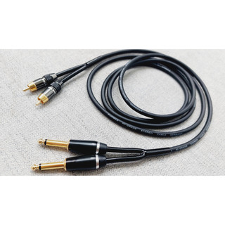 Dây tín hiệu 2 đầu jack 6ly sang 2 đầu av hoa sen dài 1m/2m/3m - dây sommer chuyển từ 2 jack 6 ly ra 2 đầu av