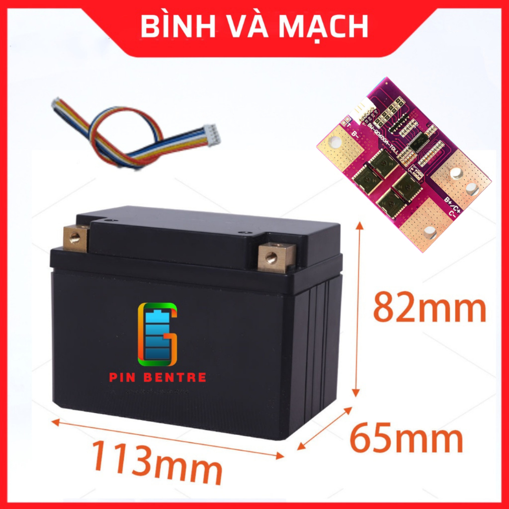 Mạch 4s 600A cho Pin sắt Phosphate chuyên đề Xe Máy