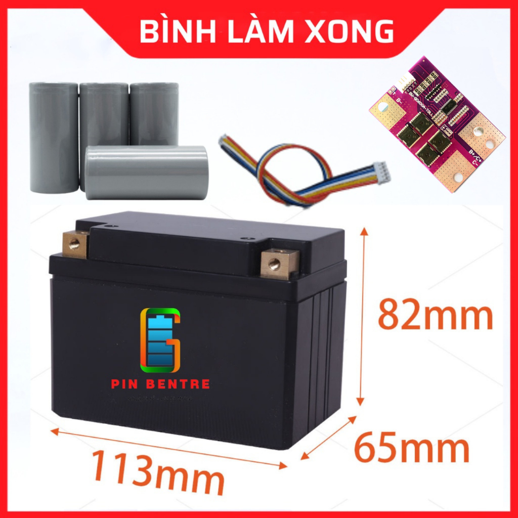 Mạch 4s 600A cho Pin sắt Phosphate chuyên đề Xe Máy
